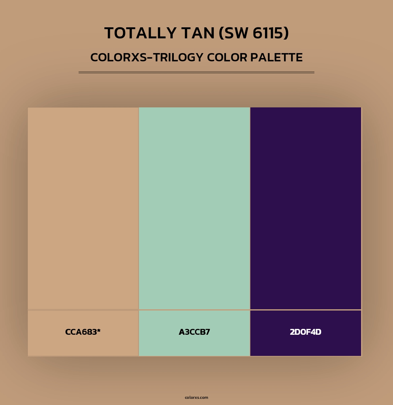 Totally Tan (SW 6115) - Colorxs Trilogy Palette