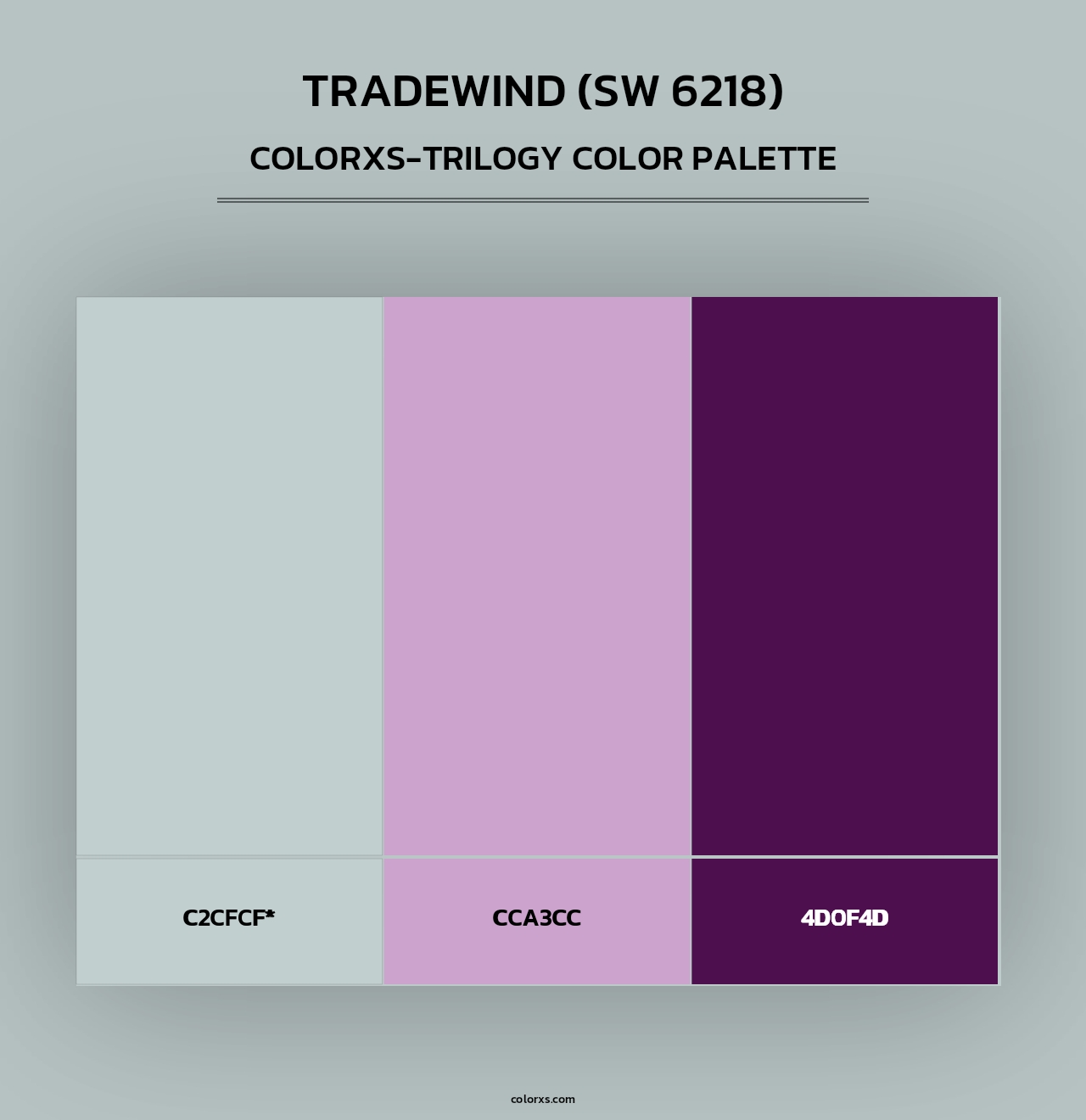 Tradewind (SW 6218) - Colorxs Trilogy Palette