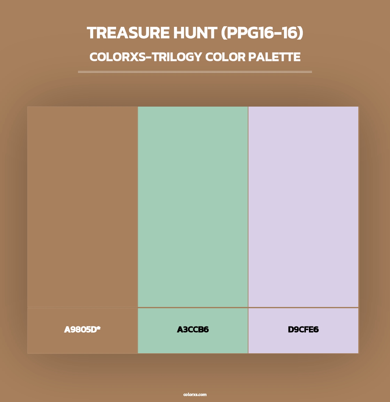 Treasure Hunt (PPG16-16) - Colorxs Trilogy Palette
