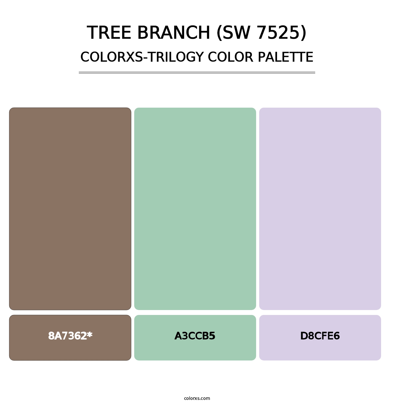 Tree Branch (SW 7525) - Colorxs Trilogy Palette