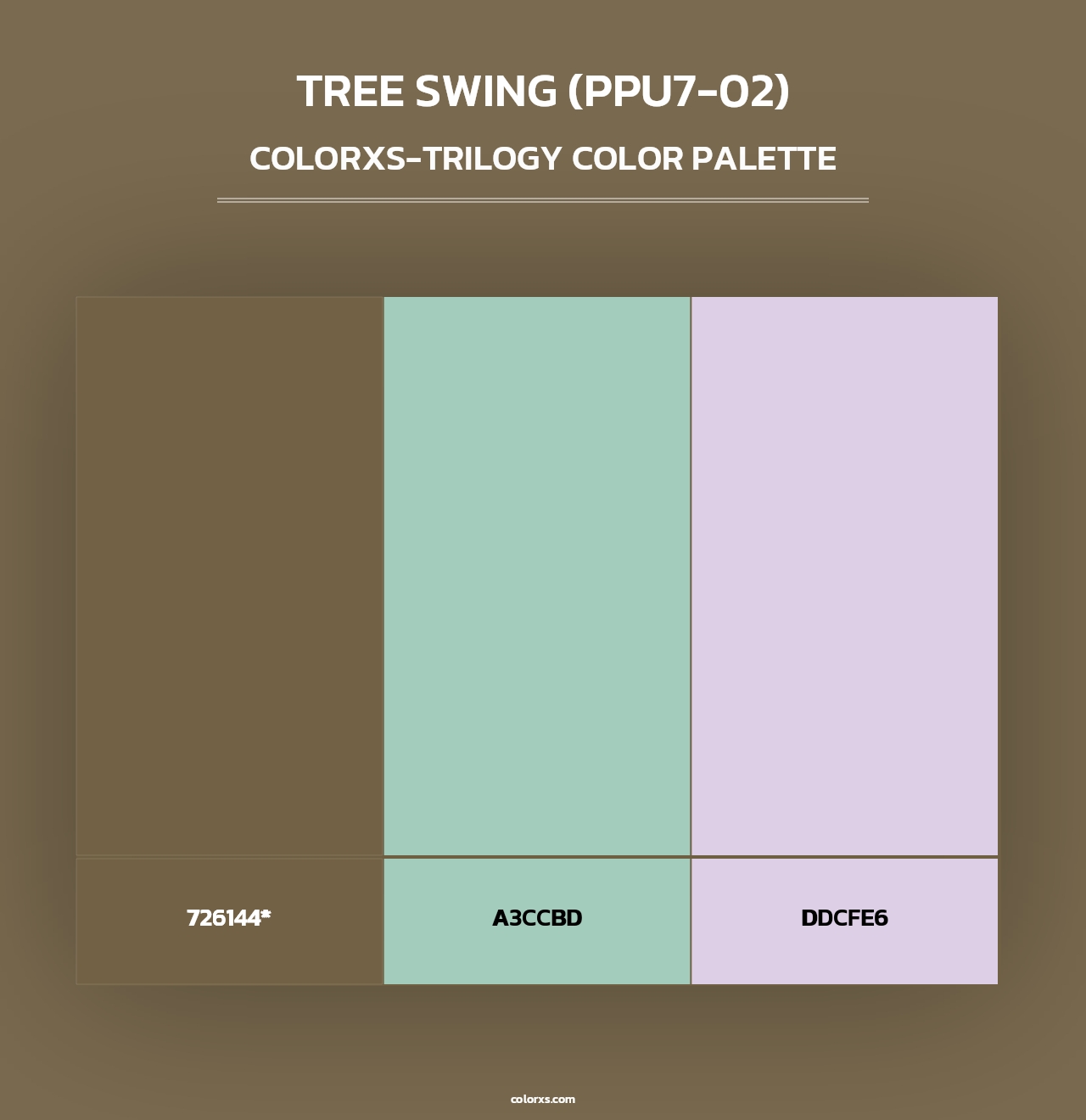 Tree Swing (PPU7-02) - Colorxs Trilogy Palette