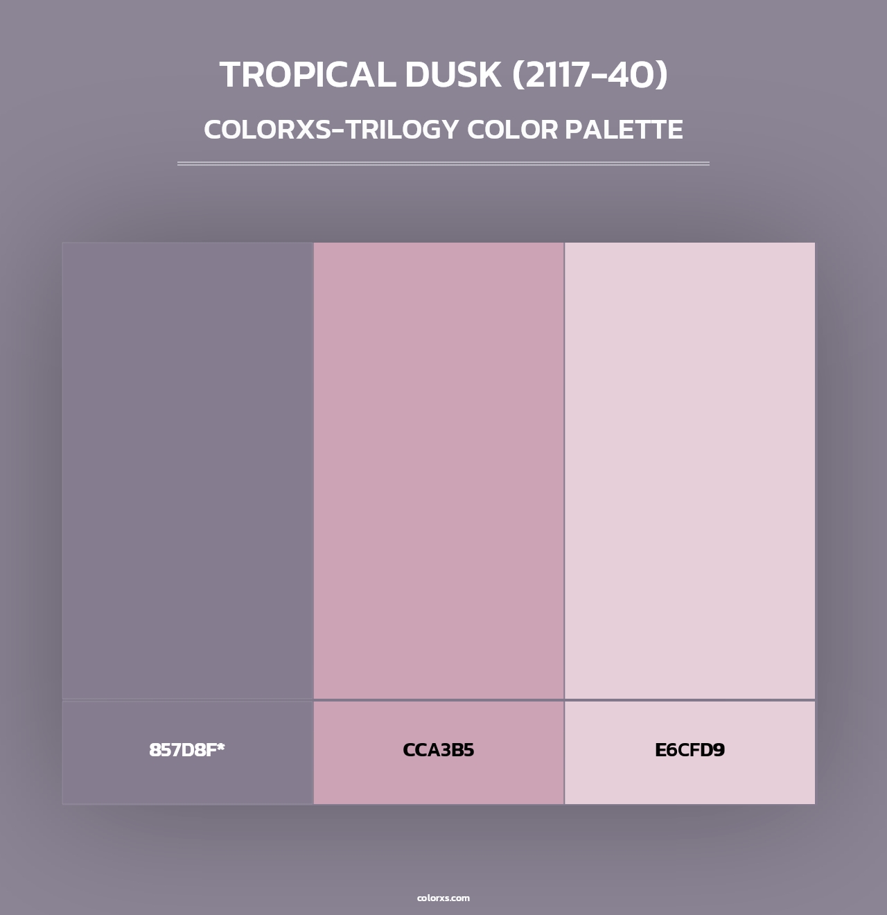 Tropical Dusk (2117-40) - Colorxs Trilogy Palette