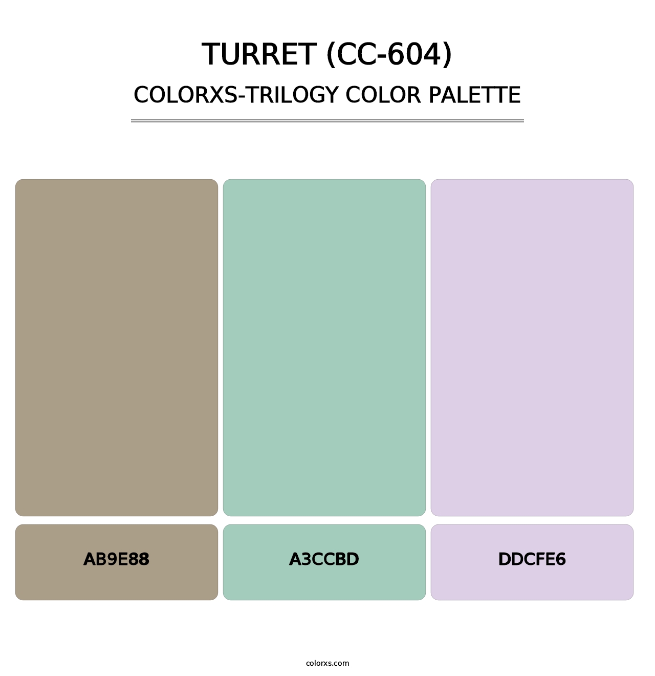 Turret (CC-604) - Colorxs Trilogy Palette