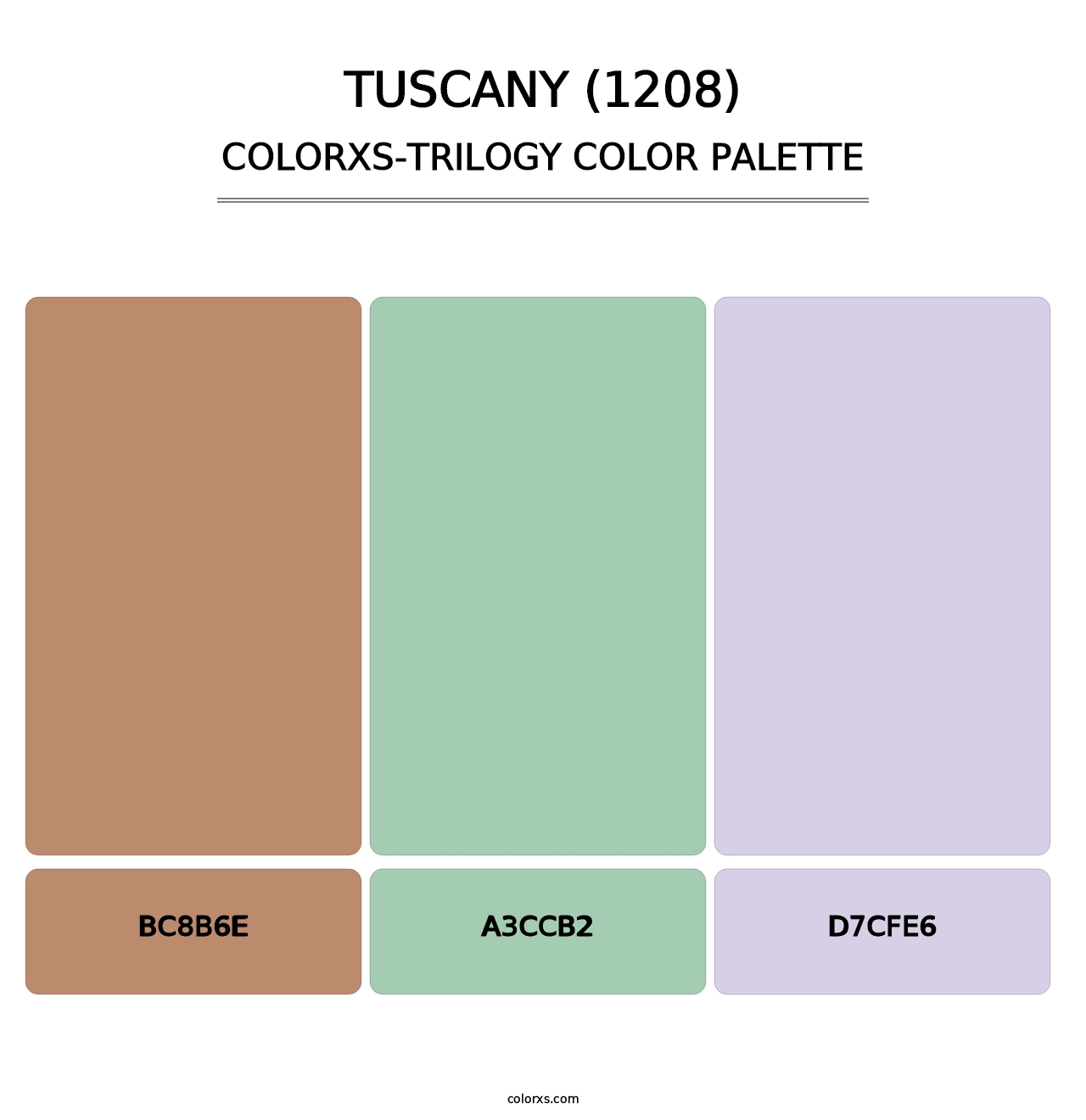 Tuscany (1208) - Colorxs Trilogy Palette