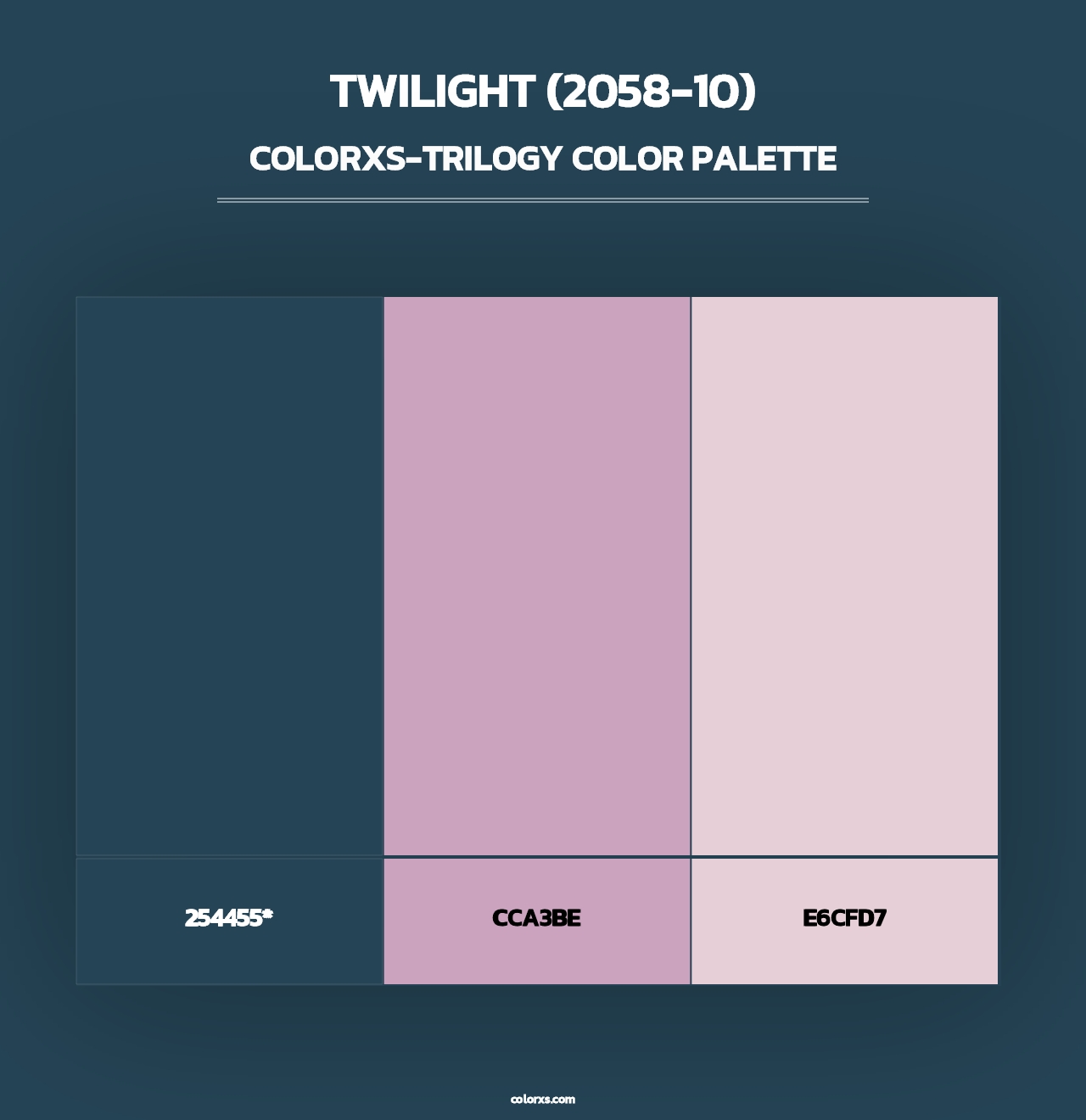 Twilight (2058-10) - Colorxs Trilogy Palette