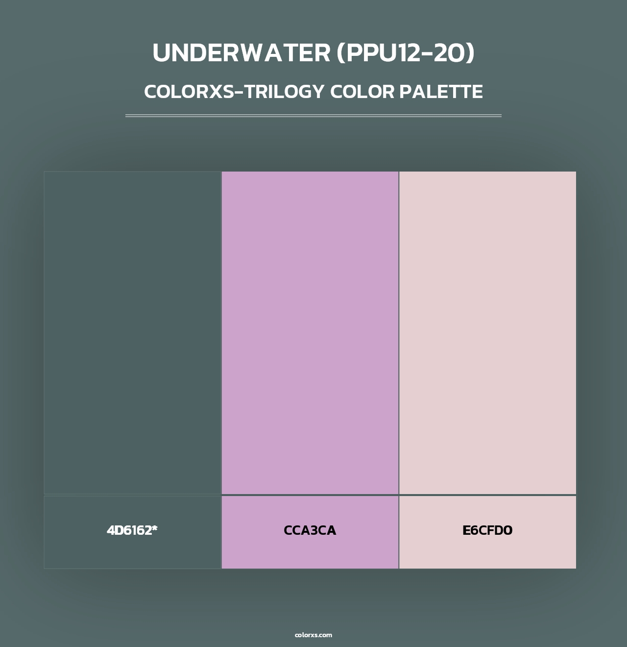 Underwater (PPU12-20) - Colorxs Trilogy Palette
