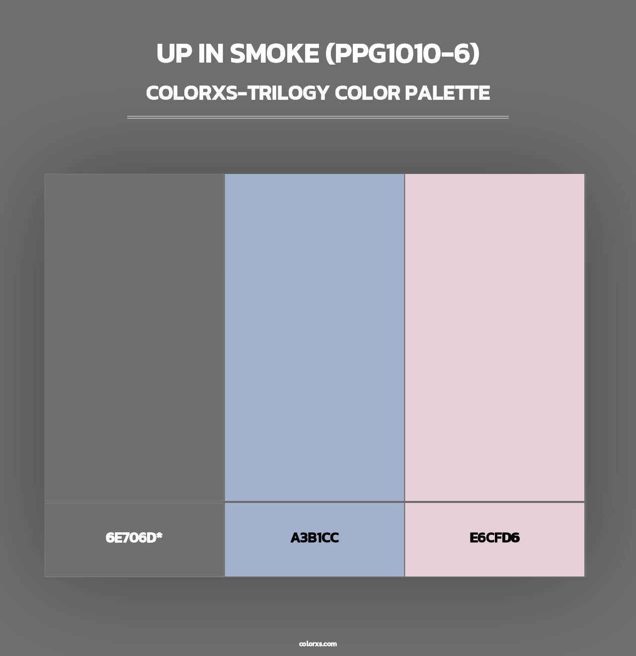 Up In Smoke (PPG1010-6) - Colorxs Trilogy Palette