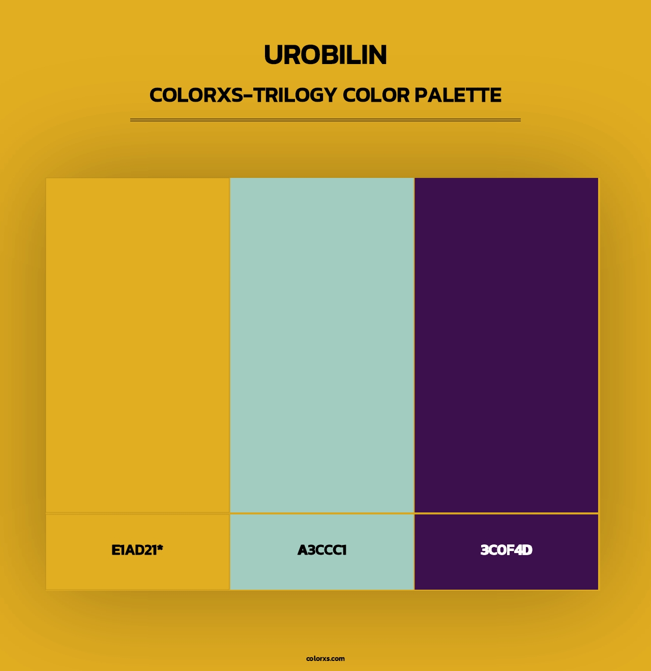 Urobilin - Colorxs Trilogy Palette