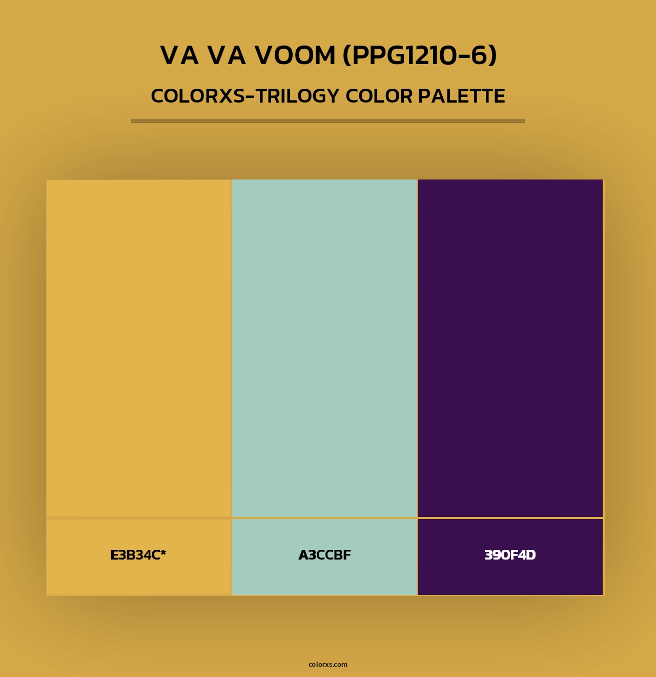 Va Va Voom (PPG1210-6) - Colorxs Trilogy Palette