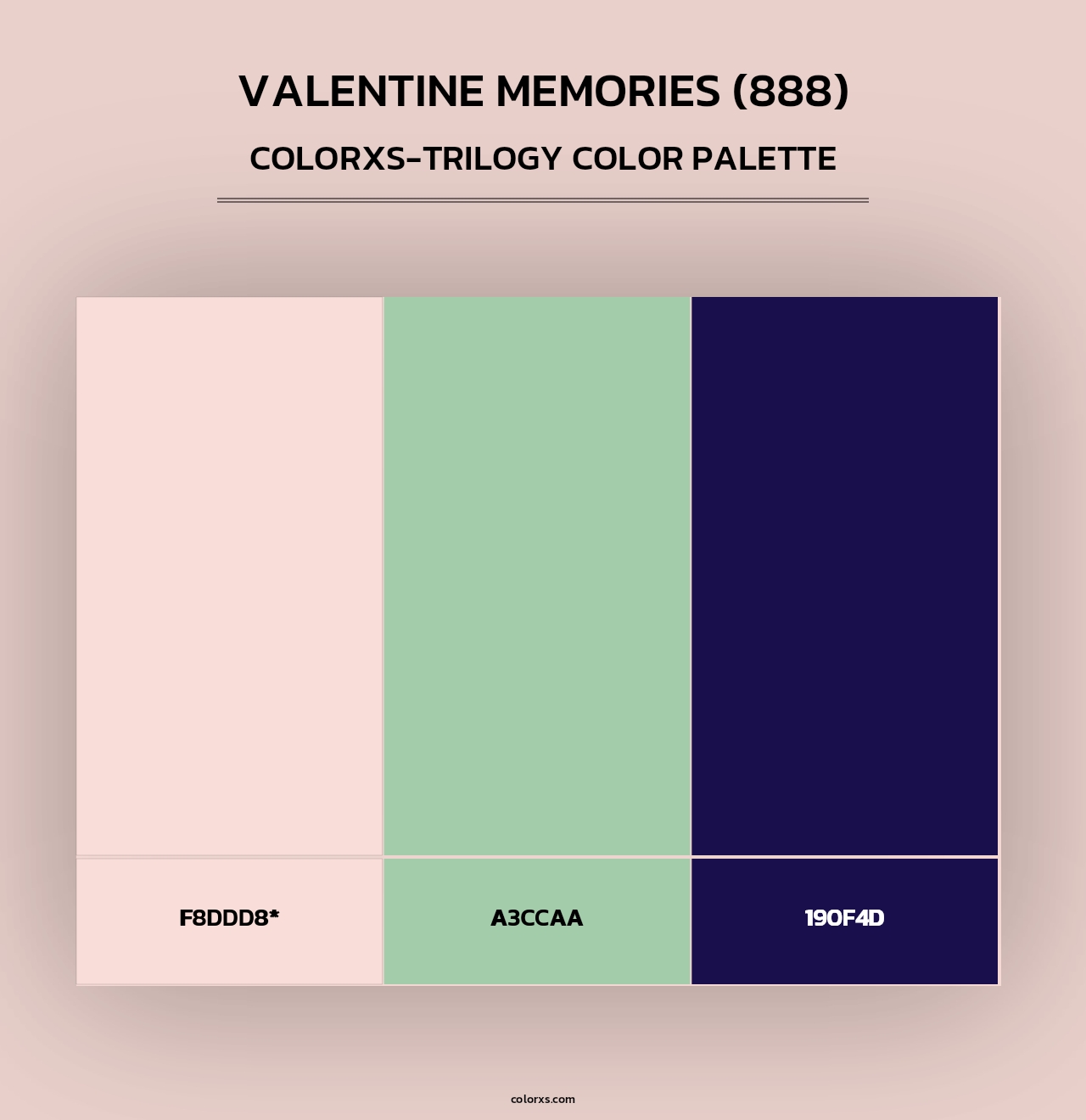 Valentine Memories (888) - Colorxs Trilogy Palette