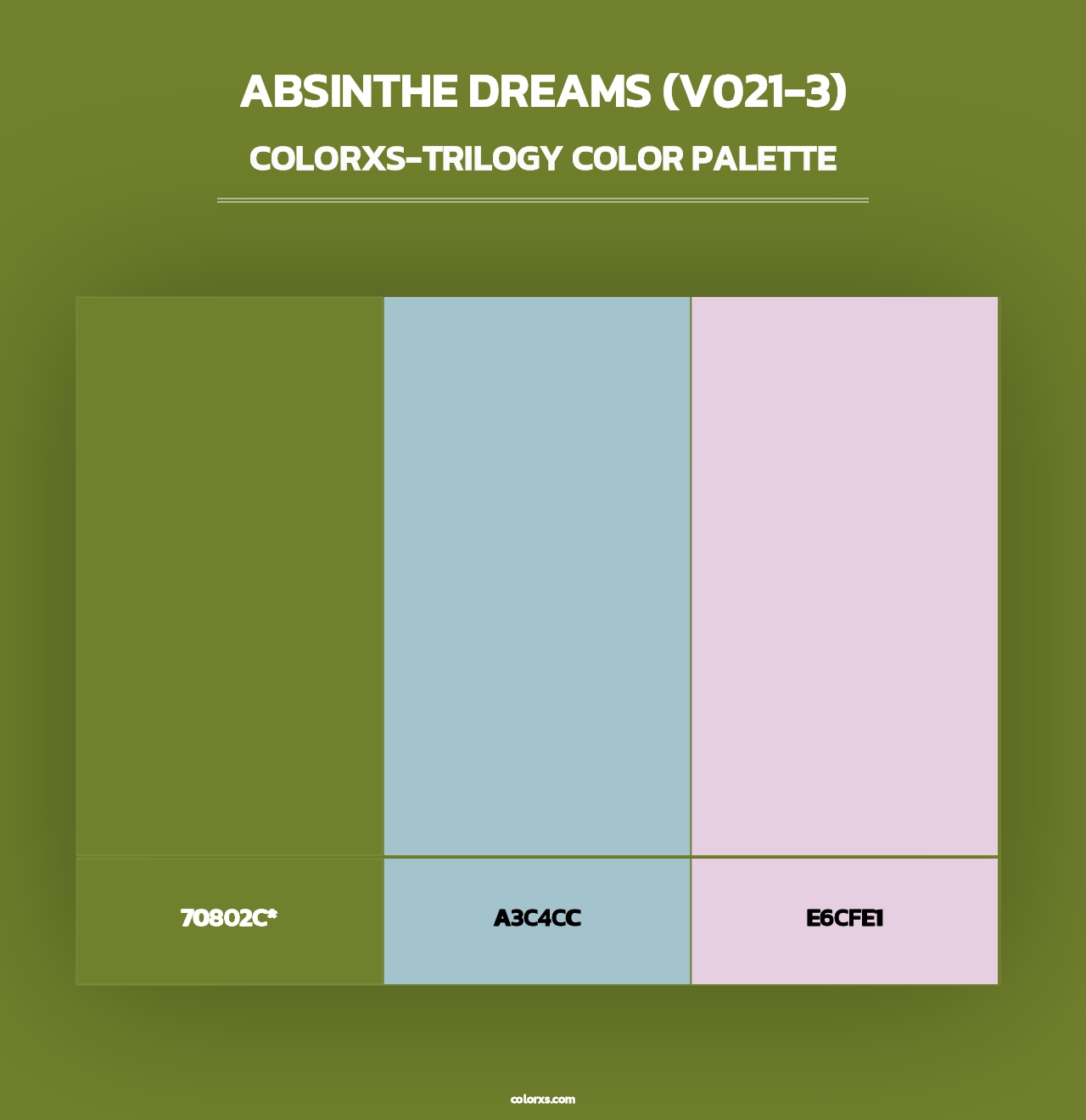 Absinthe Dreams (V021-3) - Colorxs Trilogy Palette