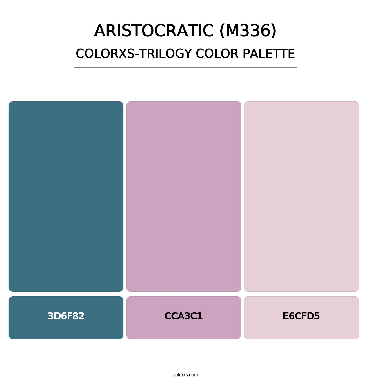 Aristocratic (M336) - Colorxs Trilogy Palette