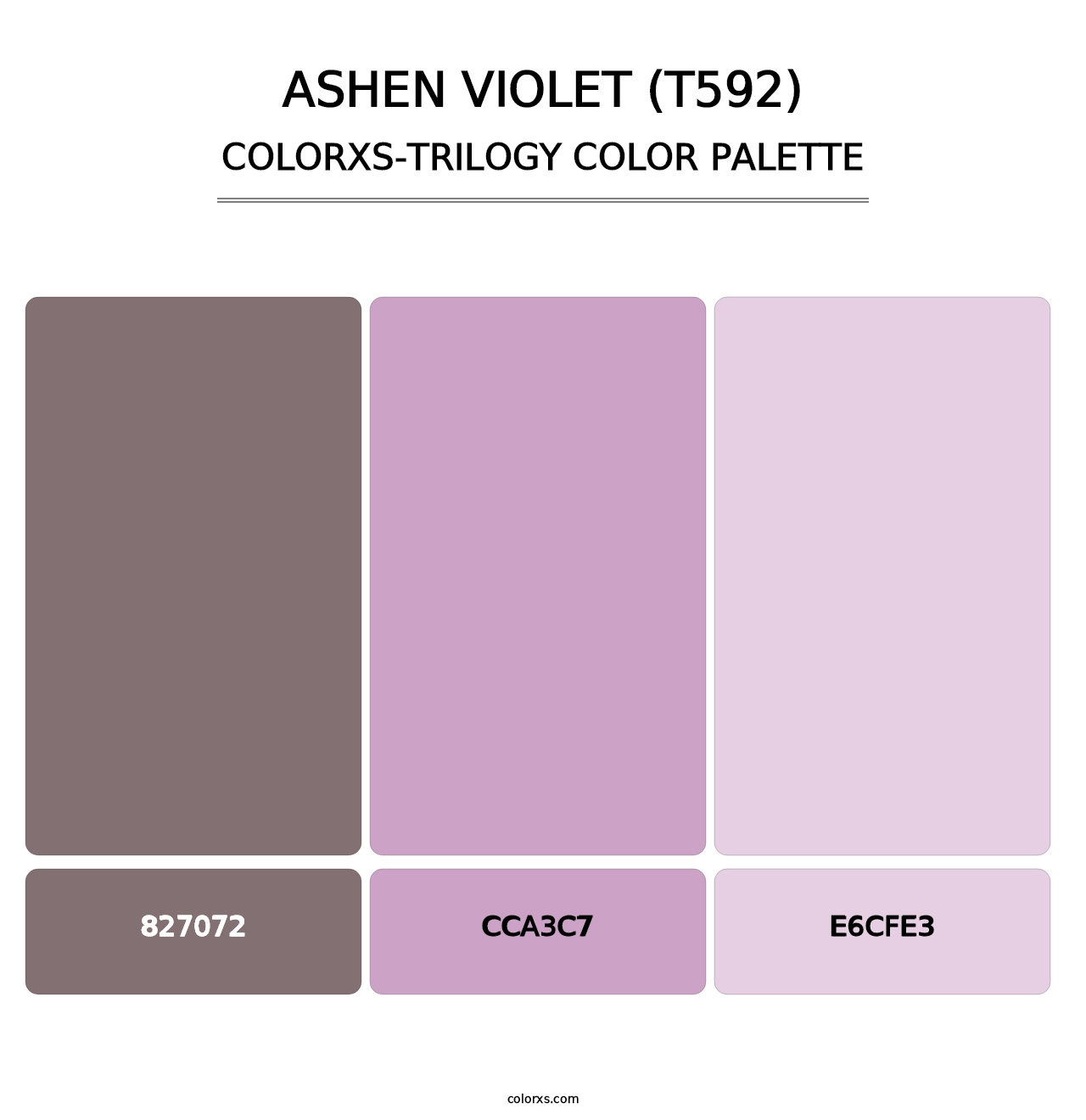 Ashen Violet (T592) - Colorxs Trilogy Palette