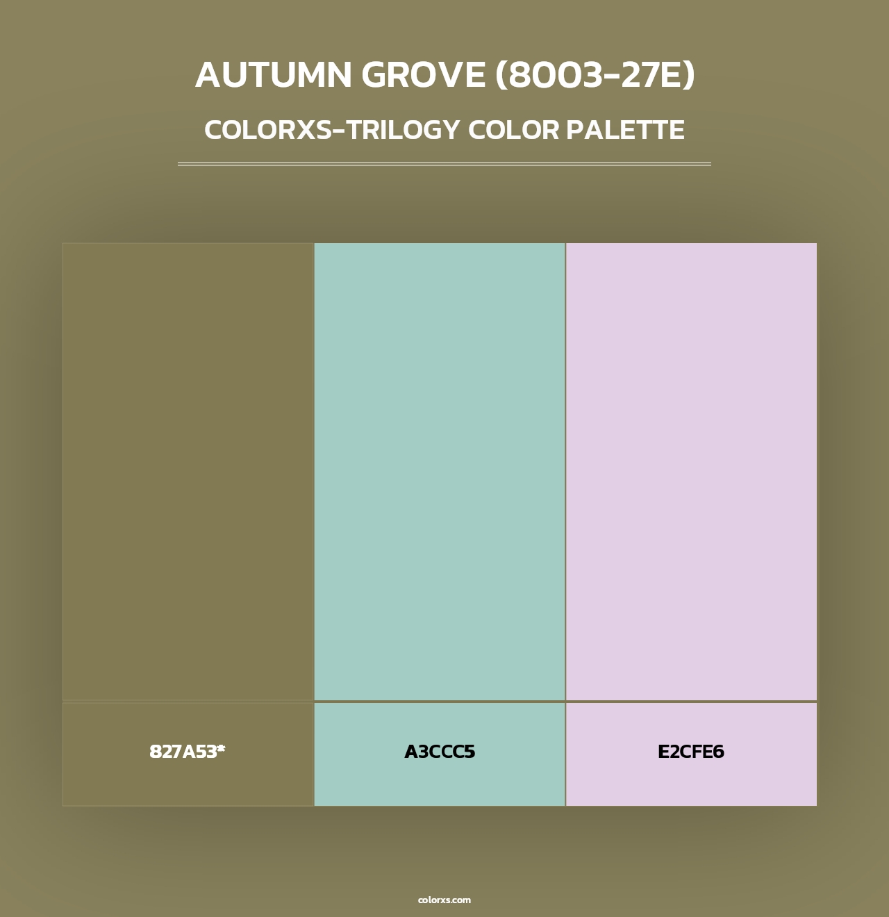 Autumn Grove (8003-27E) - Colorxs Trilogy Palette