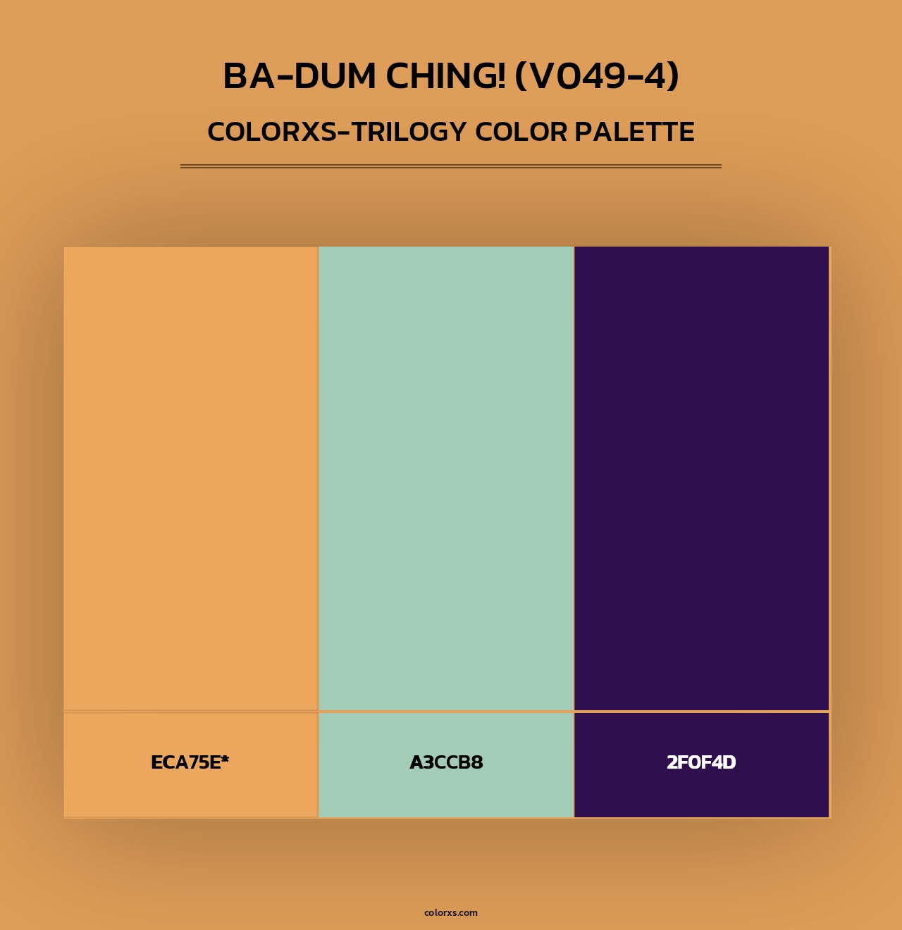 Ba-Dum Ching! (V049-4) - Colorxs Trilogy Palette