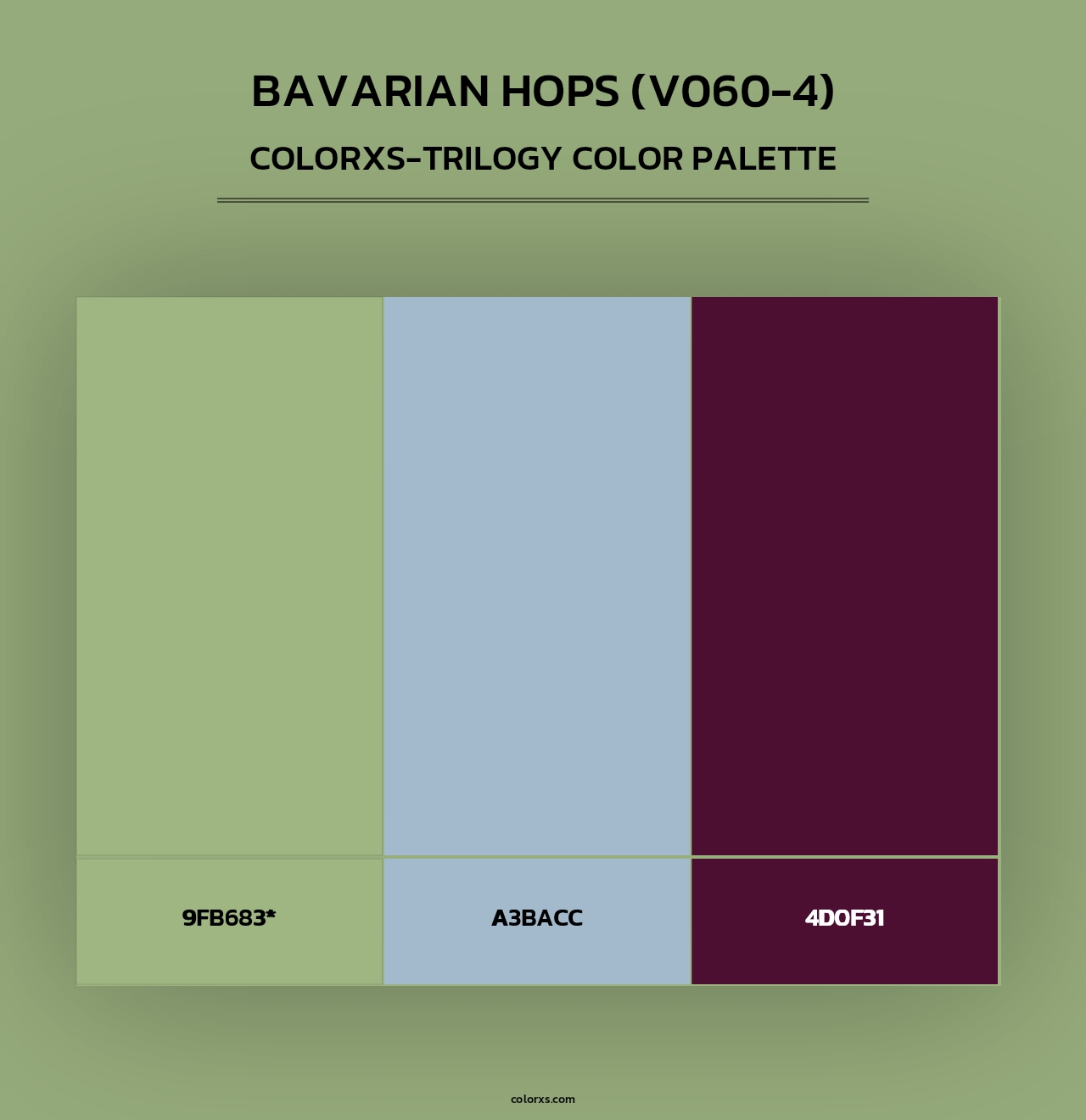 Bavarian Hops (V060-4) - Colorxs Trilogy Palette