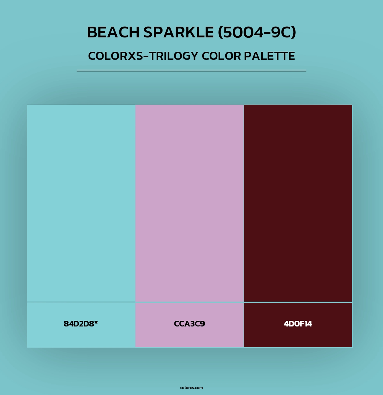 Beach Sparkle (5004-9C) - Colorxs Trilogy Palette