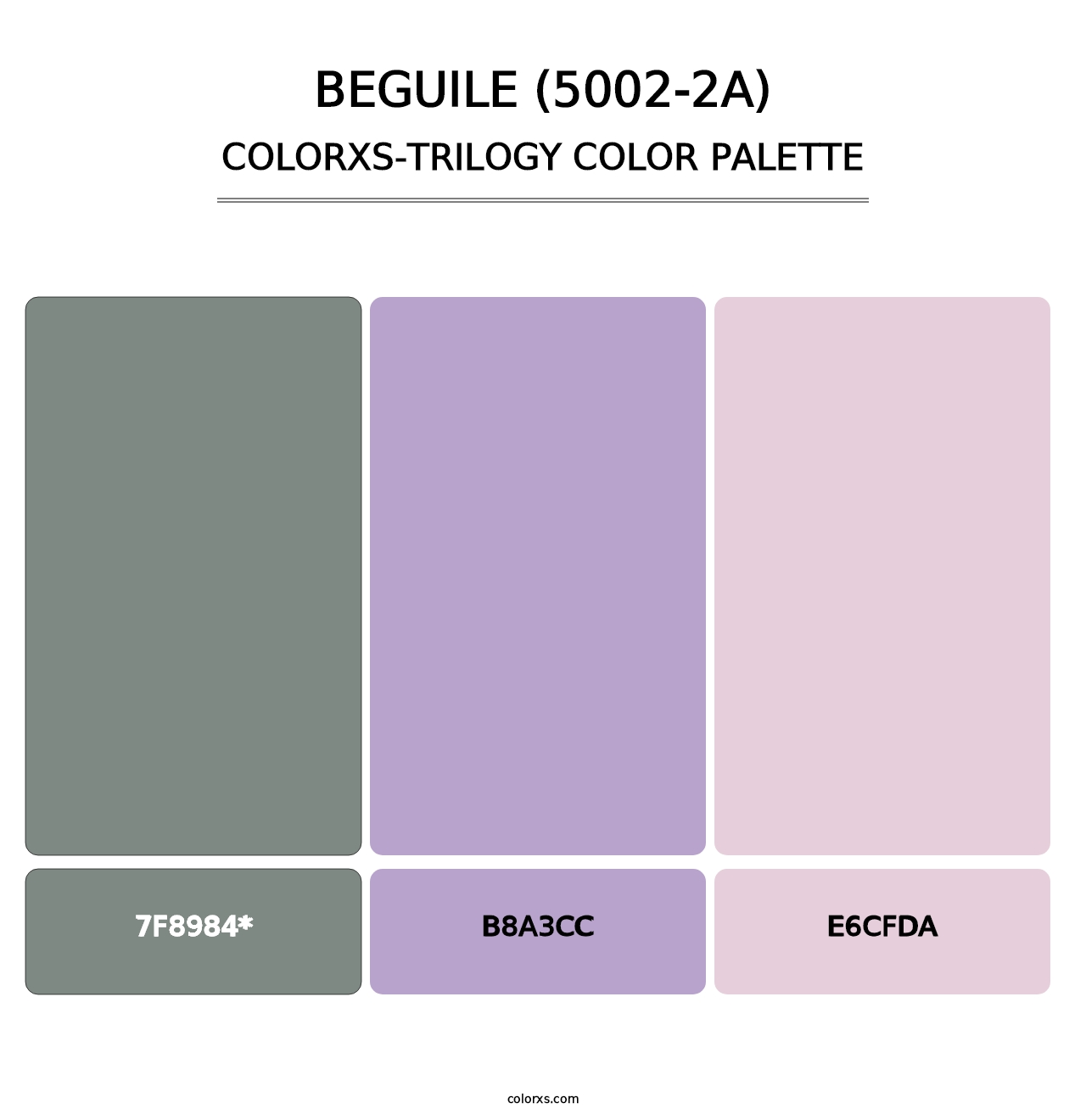 Beguile (5002-2A) - Colorxs Trilogy Palette