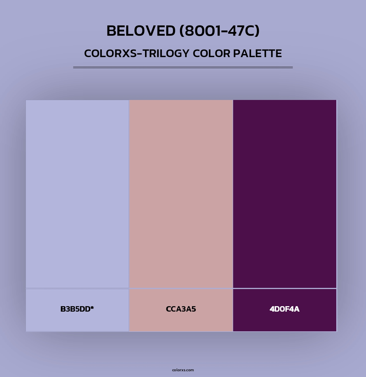 Beloved (8001-47C) - Colorxs Trilogy Palette