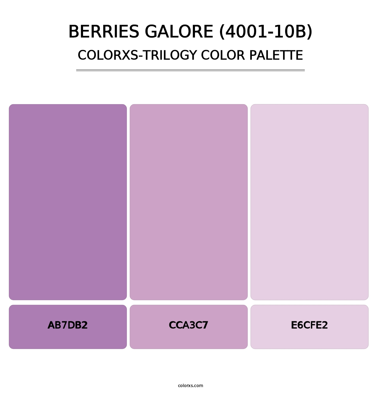 Berries Galore (4001-10B) - Colorxs Trilogy Palette