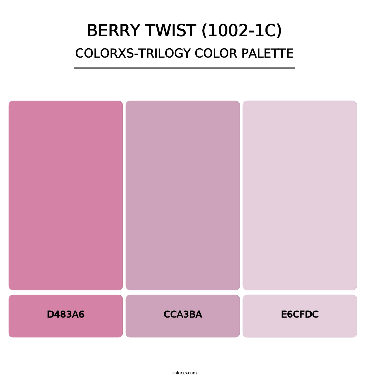 Berry Twist (1002-1C) - Colorxs Trilogy Palette