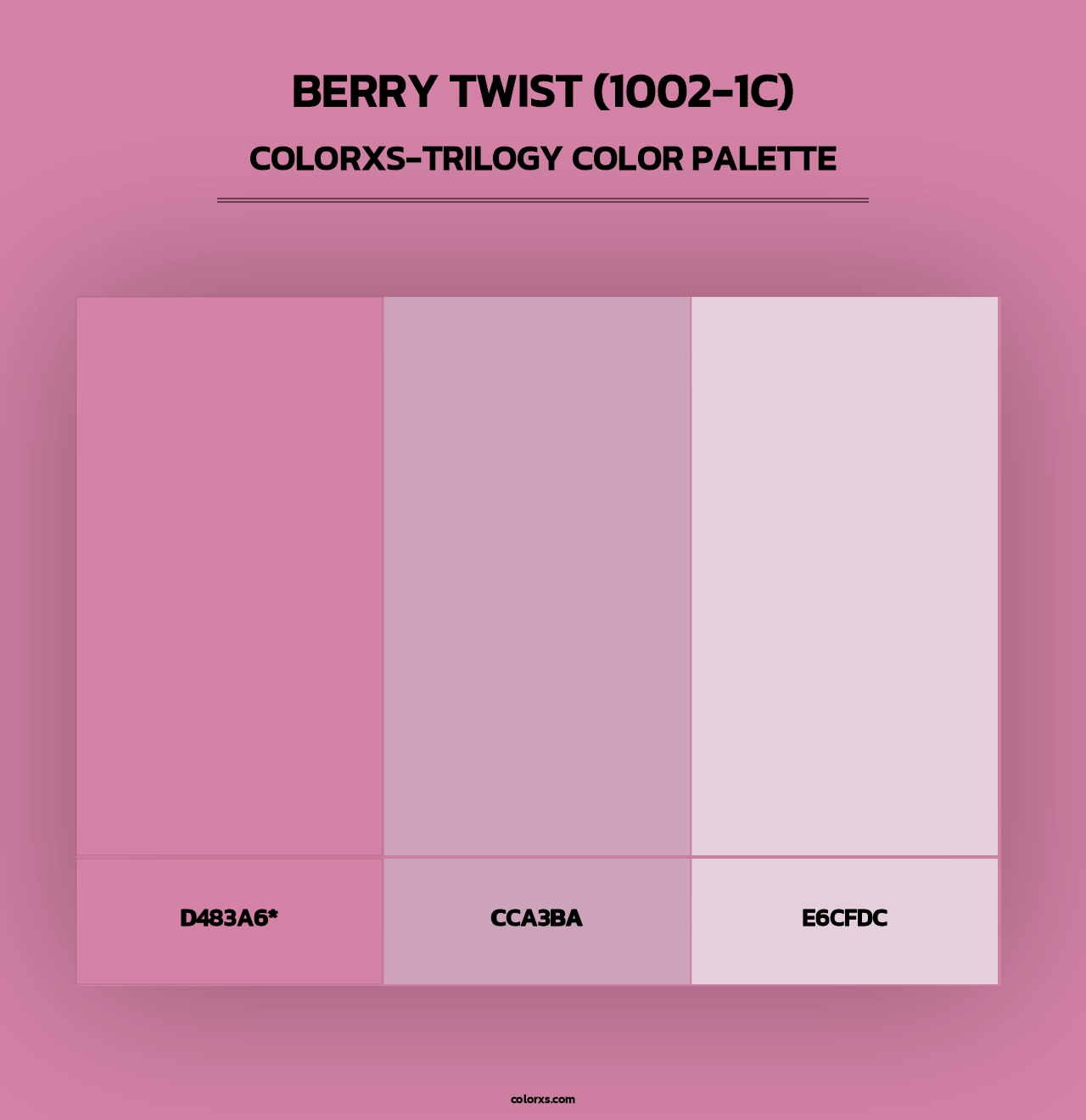 Berry Twist (1002-1C) - Colorxs Trilogy Palette