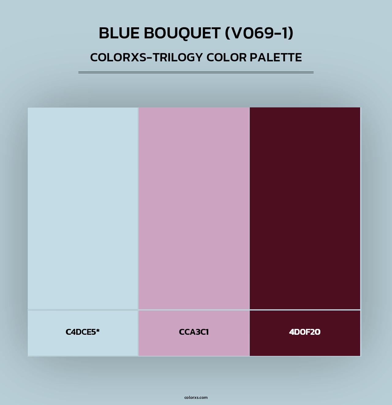 Blue Bouquet (V069-1) - Colorxs Trilogy Palette