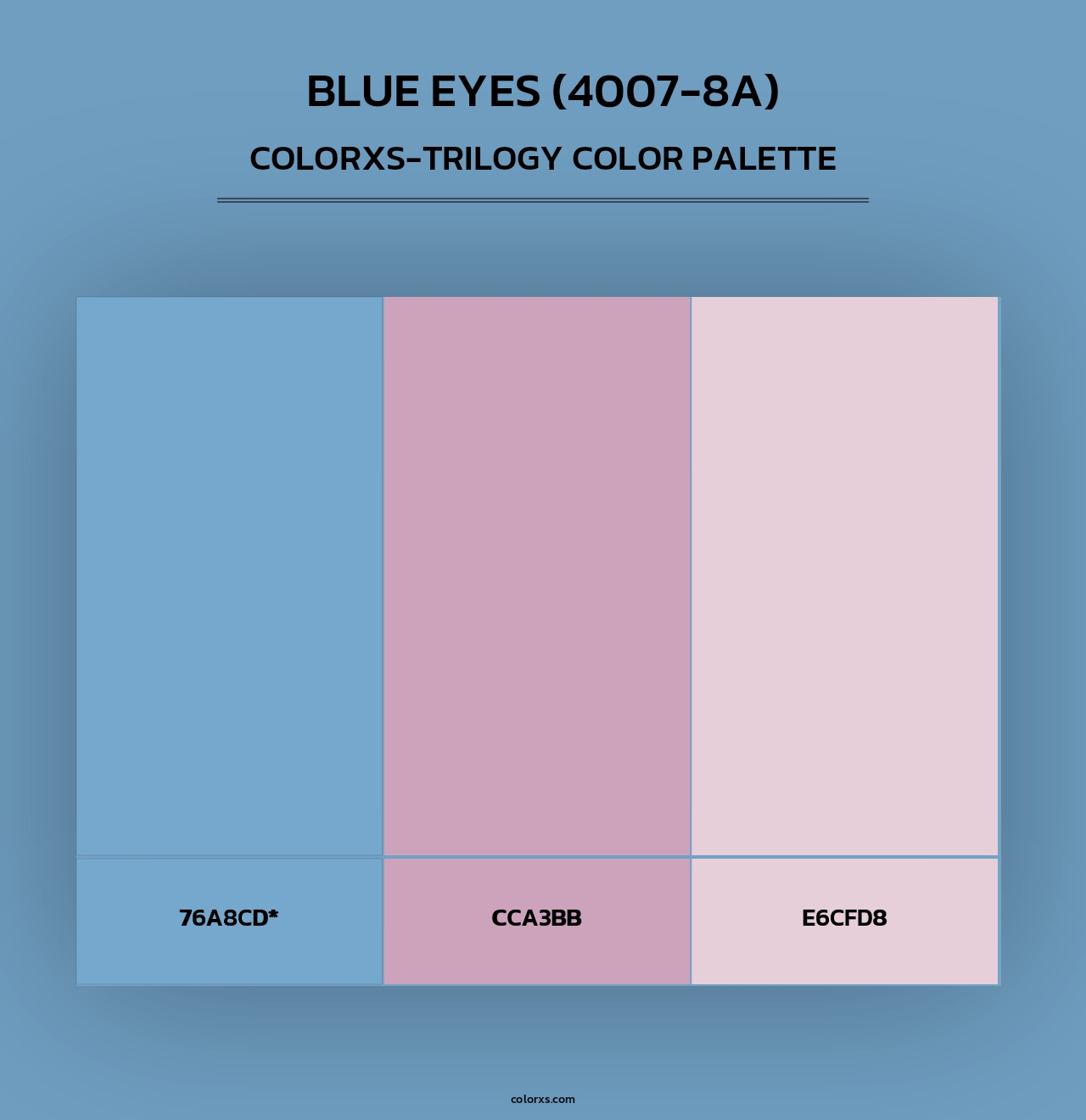 Blue Eyes (4007-8A) - Colorxs Trilogy Palette