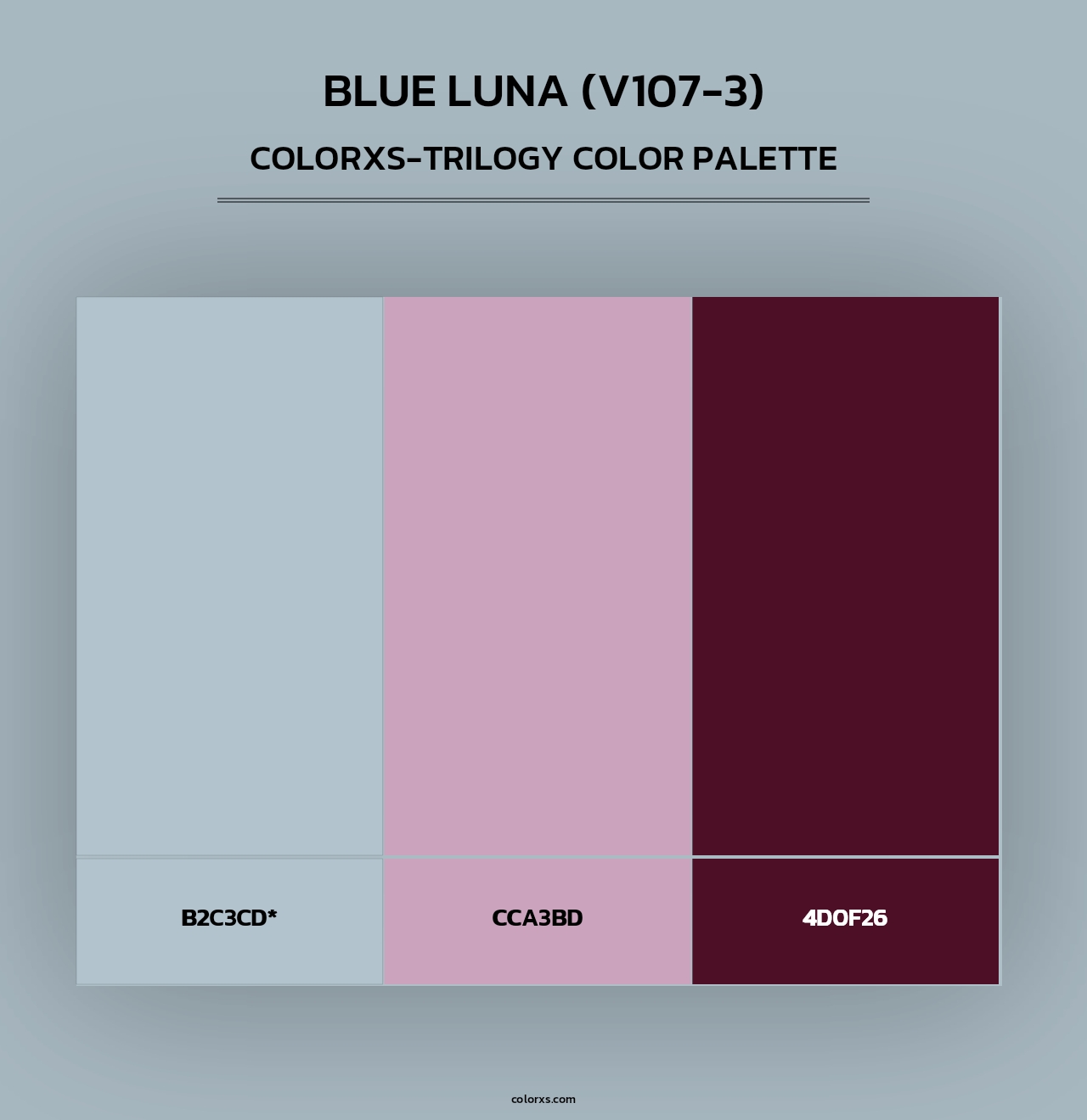 Blue Luna (V107-3) - Colorxs Trilogy Palette