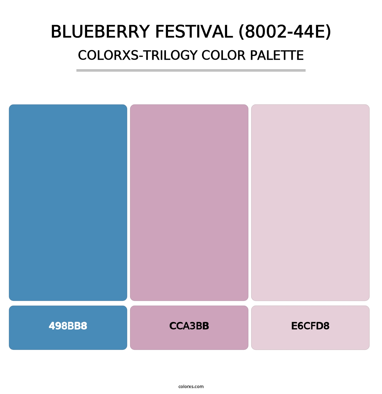 Blueberry Festival (8002-44E) - Colorxs Trilogy Palette