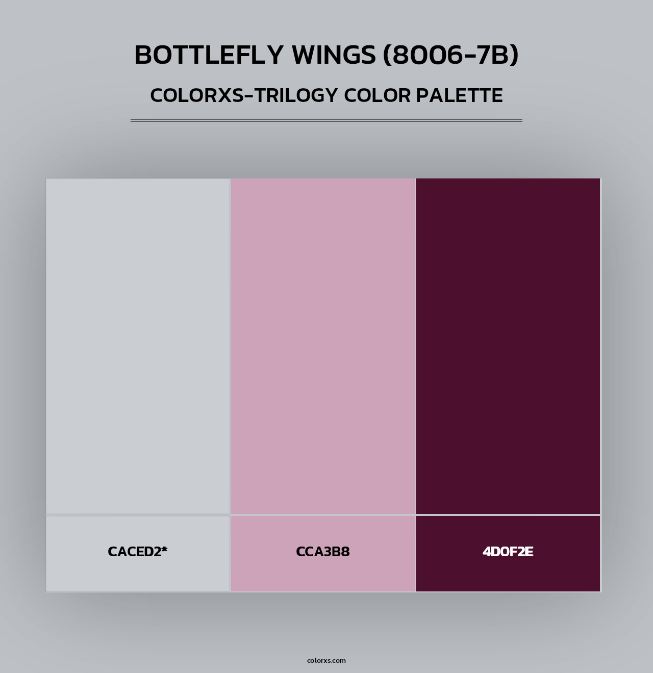 Bottlefly Wings (8006-7B) - Colorxs Trilogy Palette