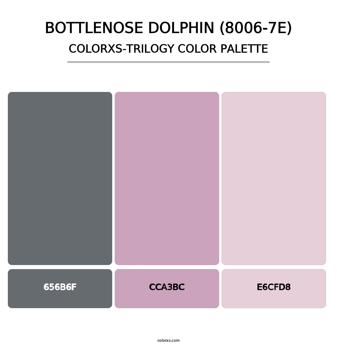 Bottlenose Dolphin (8006-7E) - Colorxs Trilogy Palette