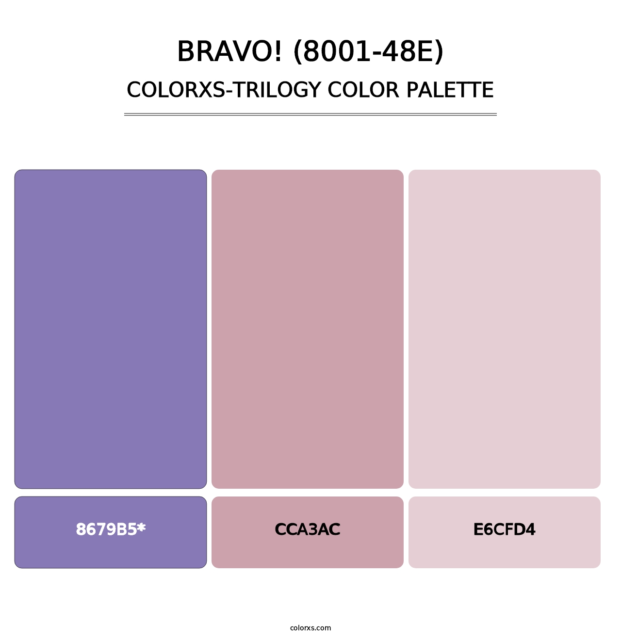 Bravo! (8001-48E) - Colorxs Trilogy Palette