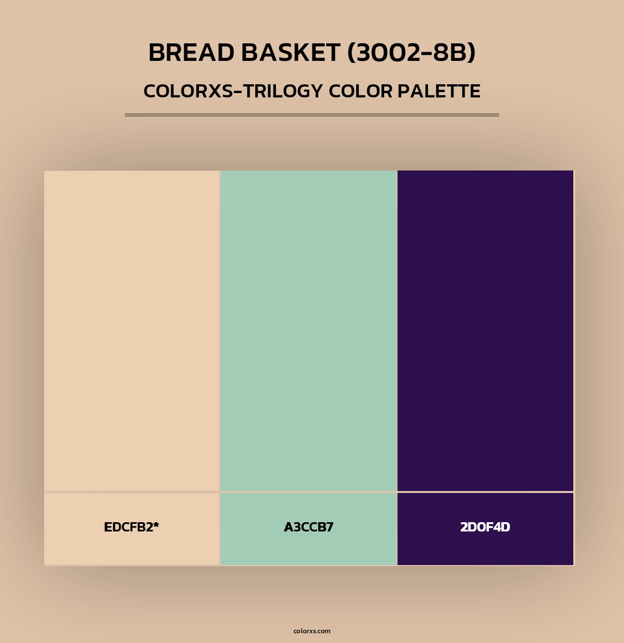 Bread Basket (3002-8B) - Colorxs Trilogy Palette