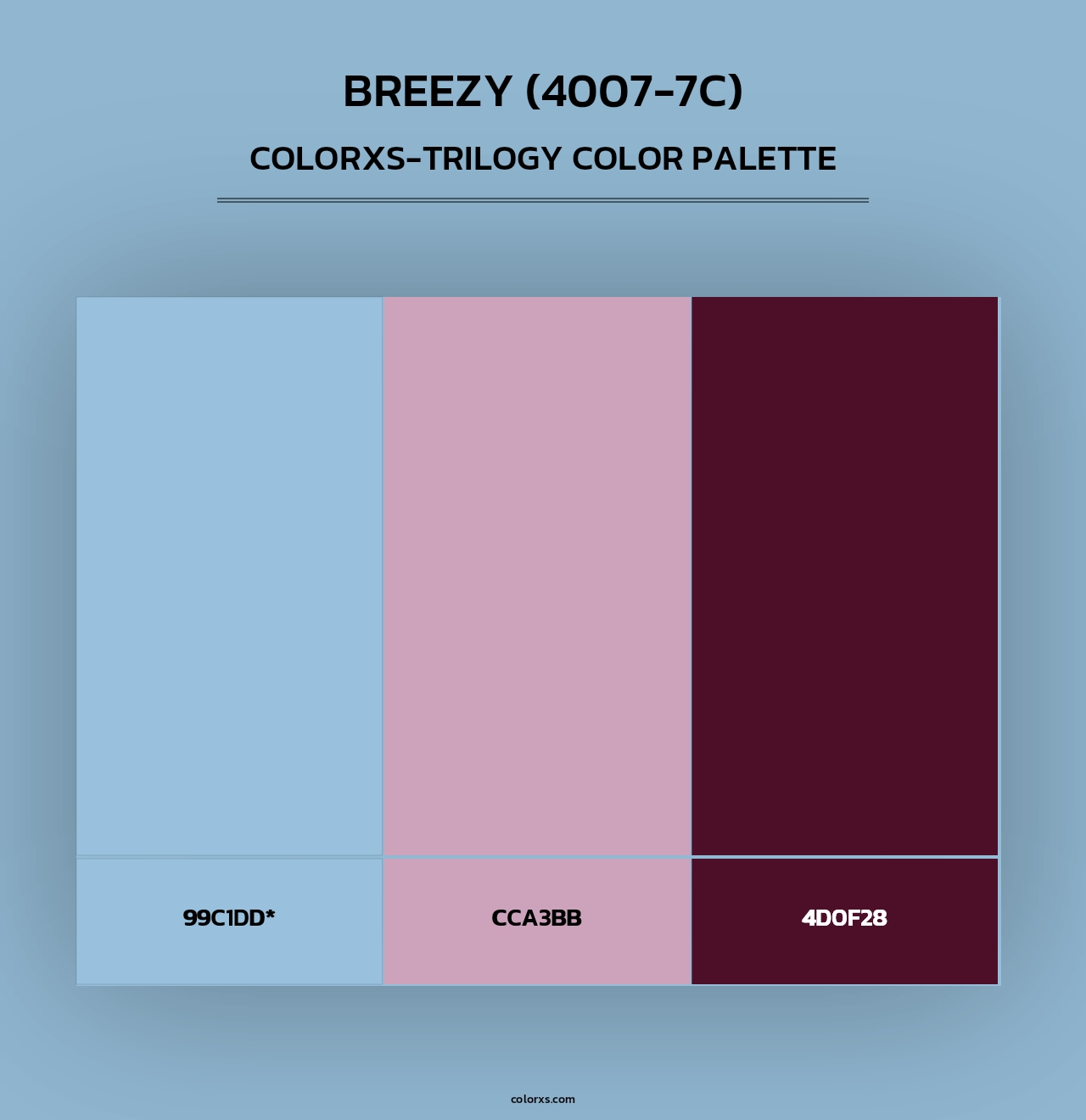 Breezy (4007-7C) - Colorxs Trilogy Palette