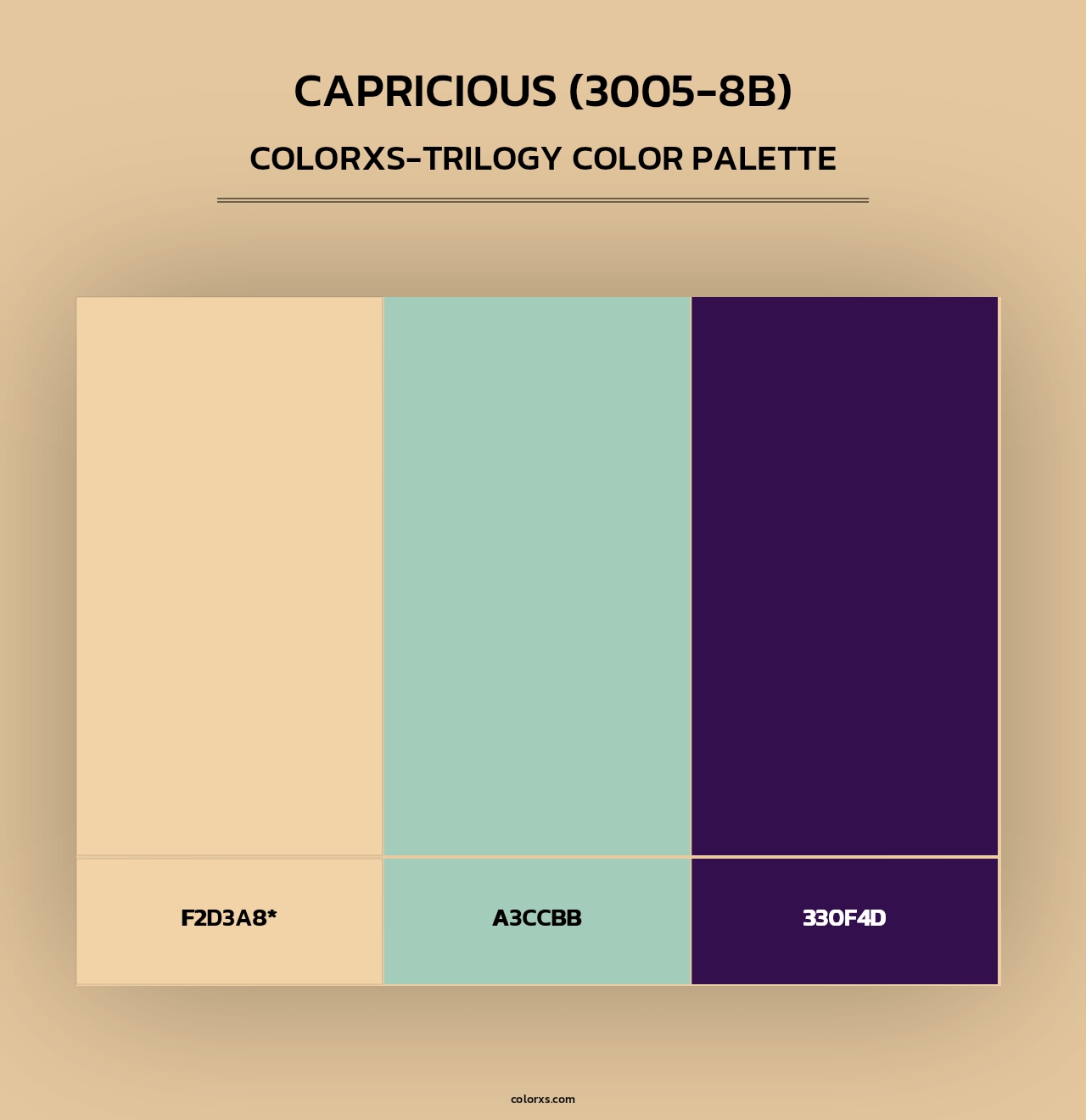 Capricious (3005-8B) - Colorxs Trilogy Palette