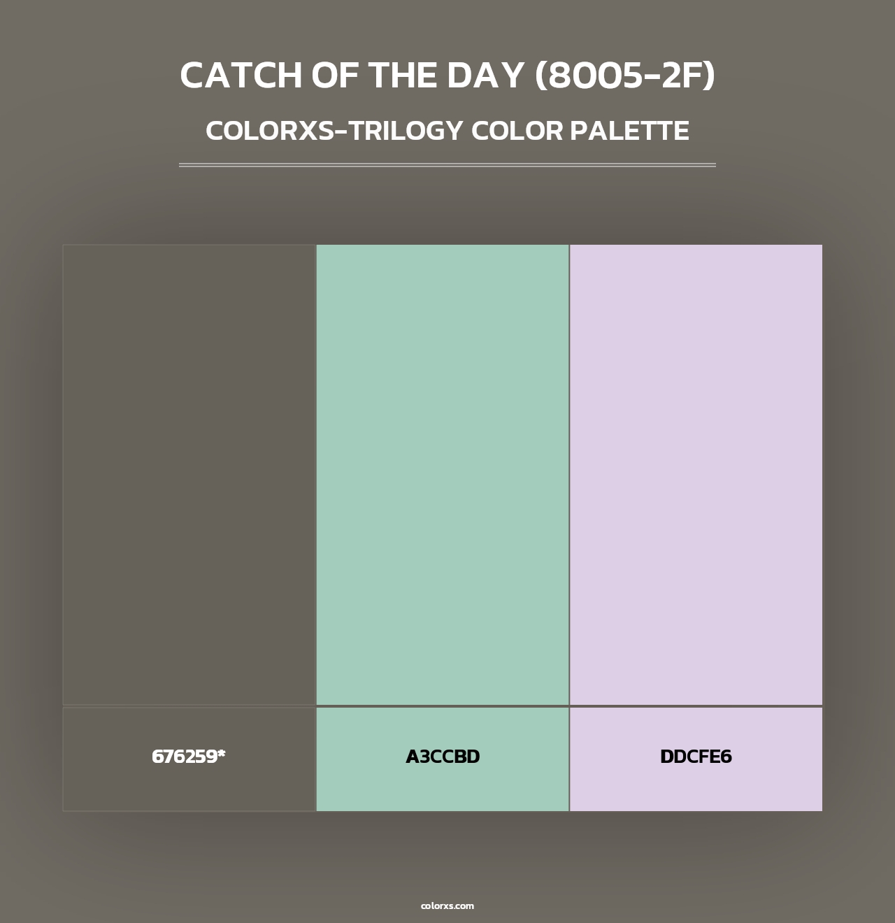 Catch of the Day (8005-2F) - Colorxs Trilogy Palette