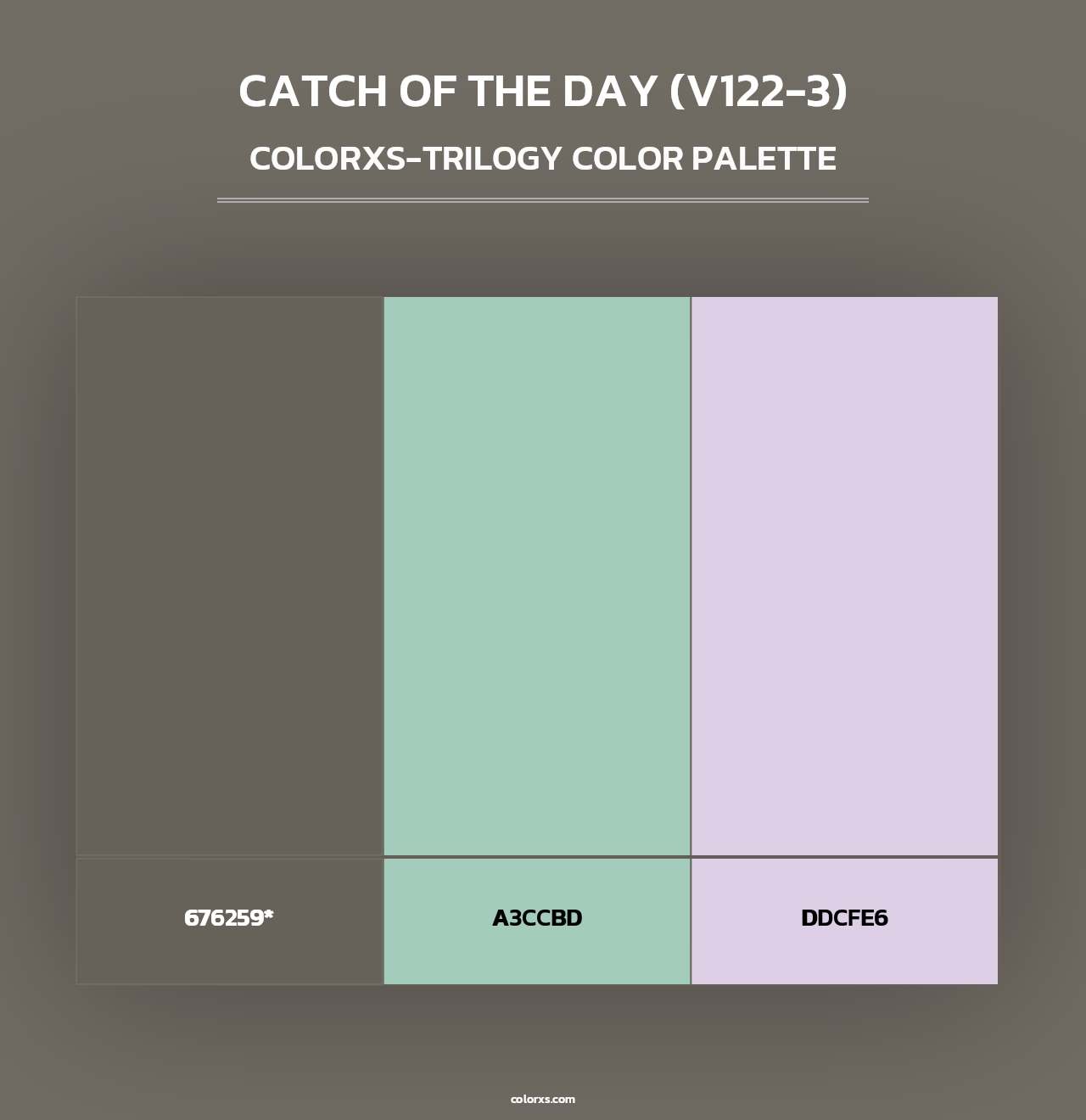 Catch of the Day (V122-3) - Colorxs Trilogy Palette