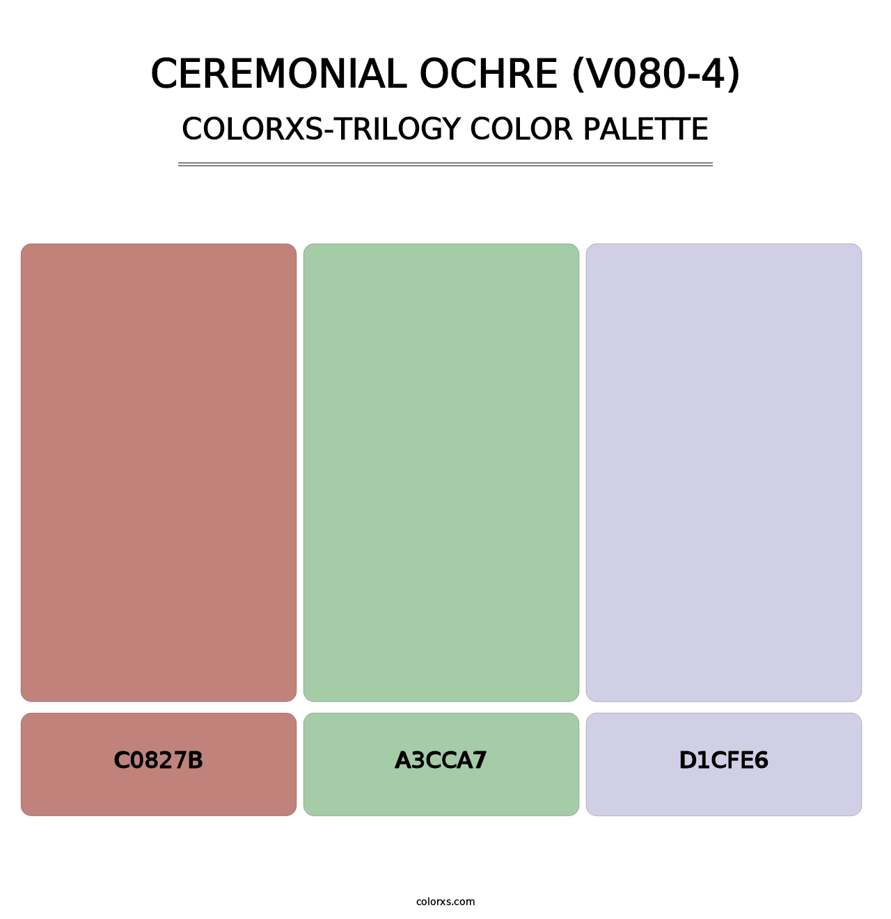 Ceremonial Ochre (V080-4) - Colorxs Trilogy Palette