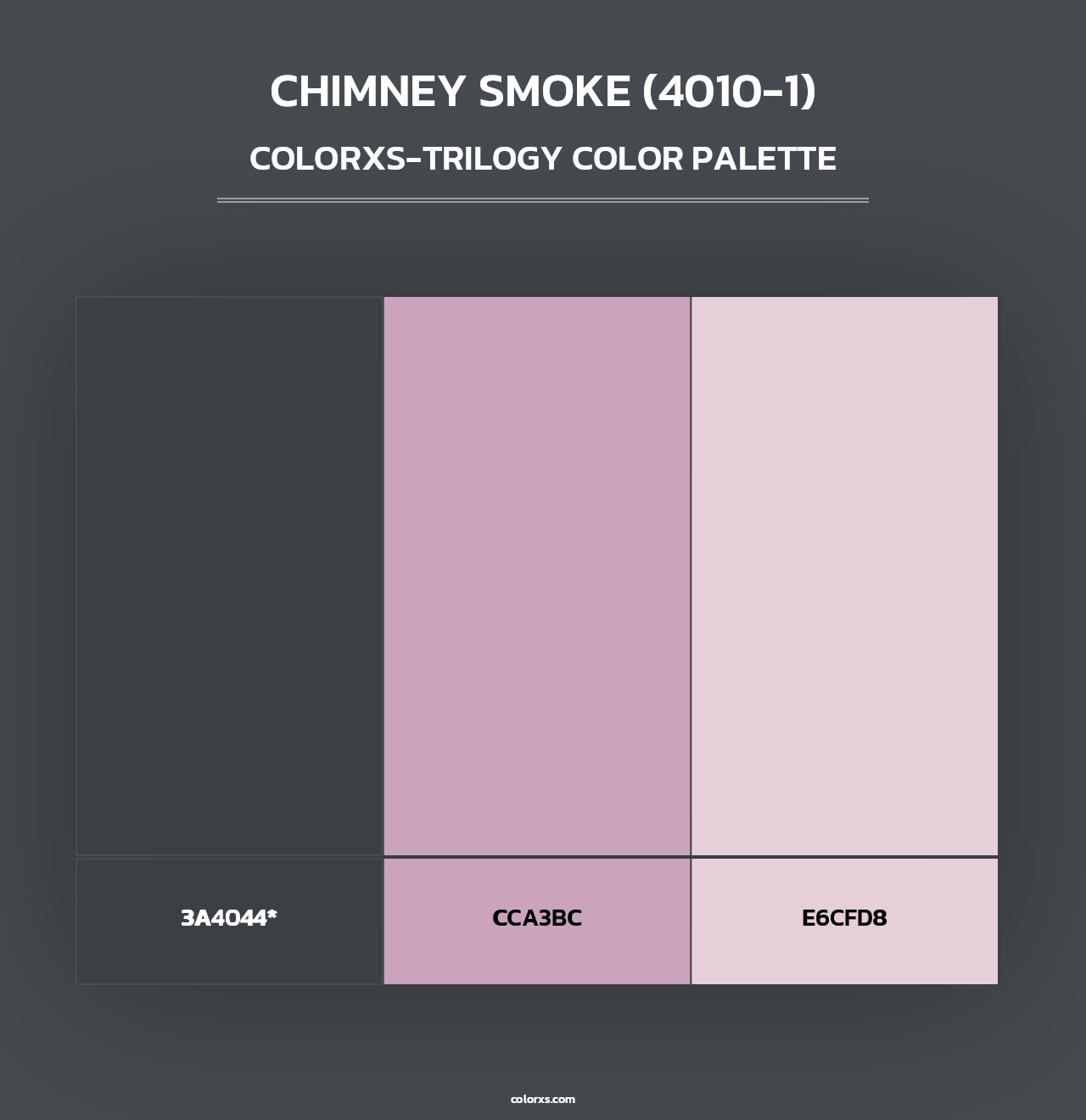 Chimney Smoke (4010-1) - Colorxs Trilogy Palette