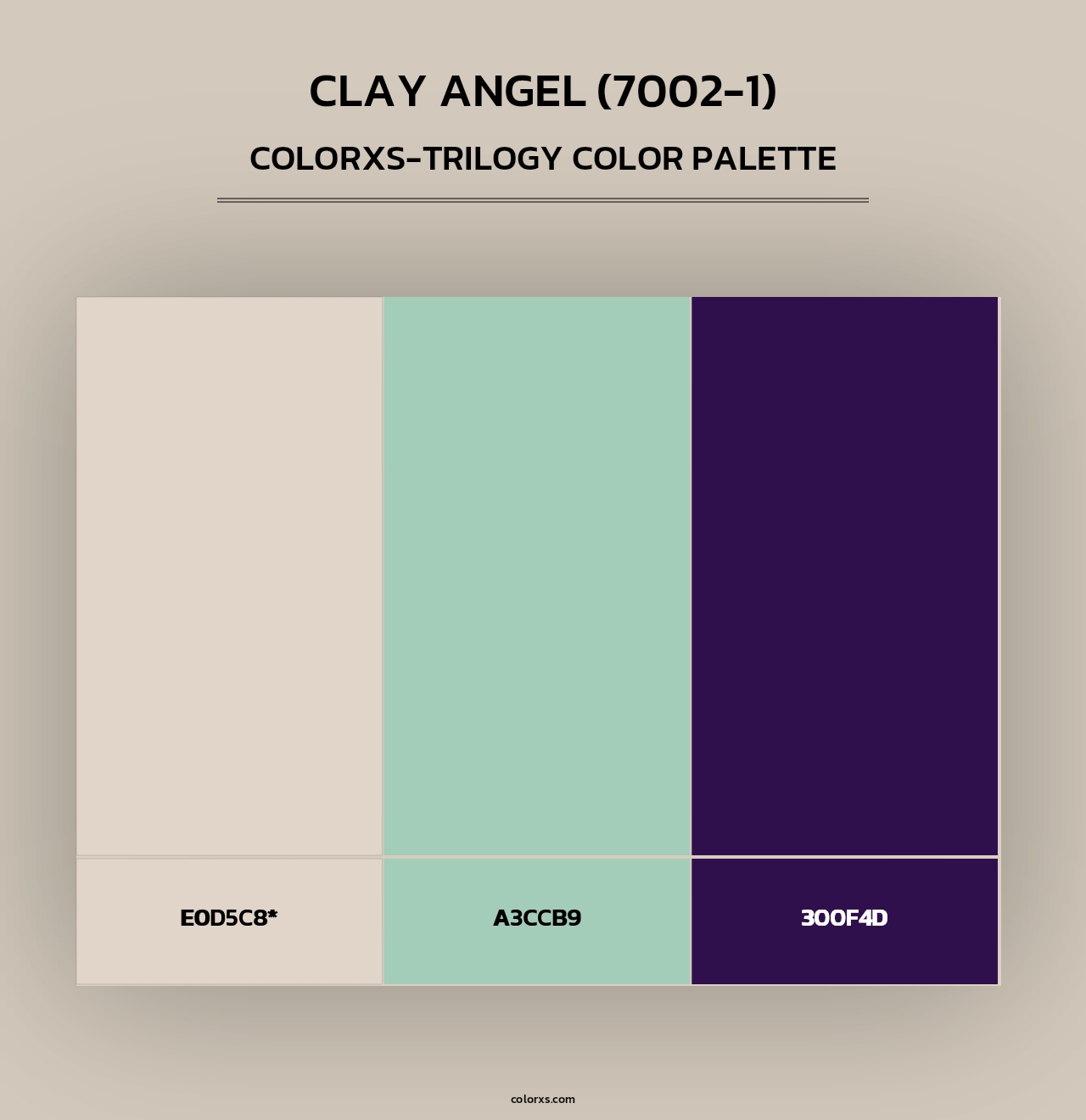 Clay Angel (7002-1) - Colorxs Trilogy Palette