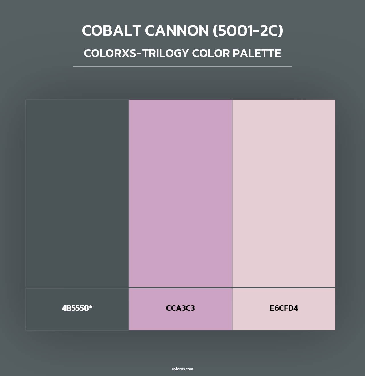 Cobalt Cannon (5001-2C) - Colorxs Trilogy Palette
