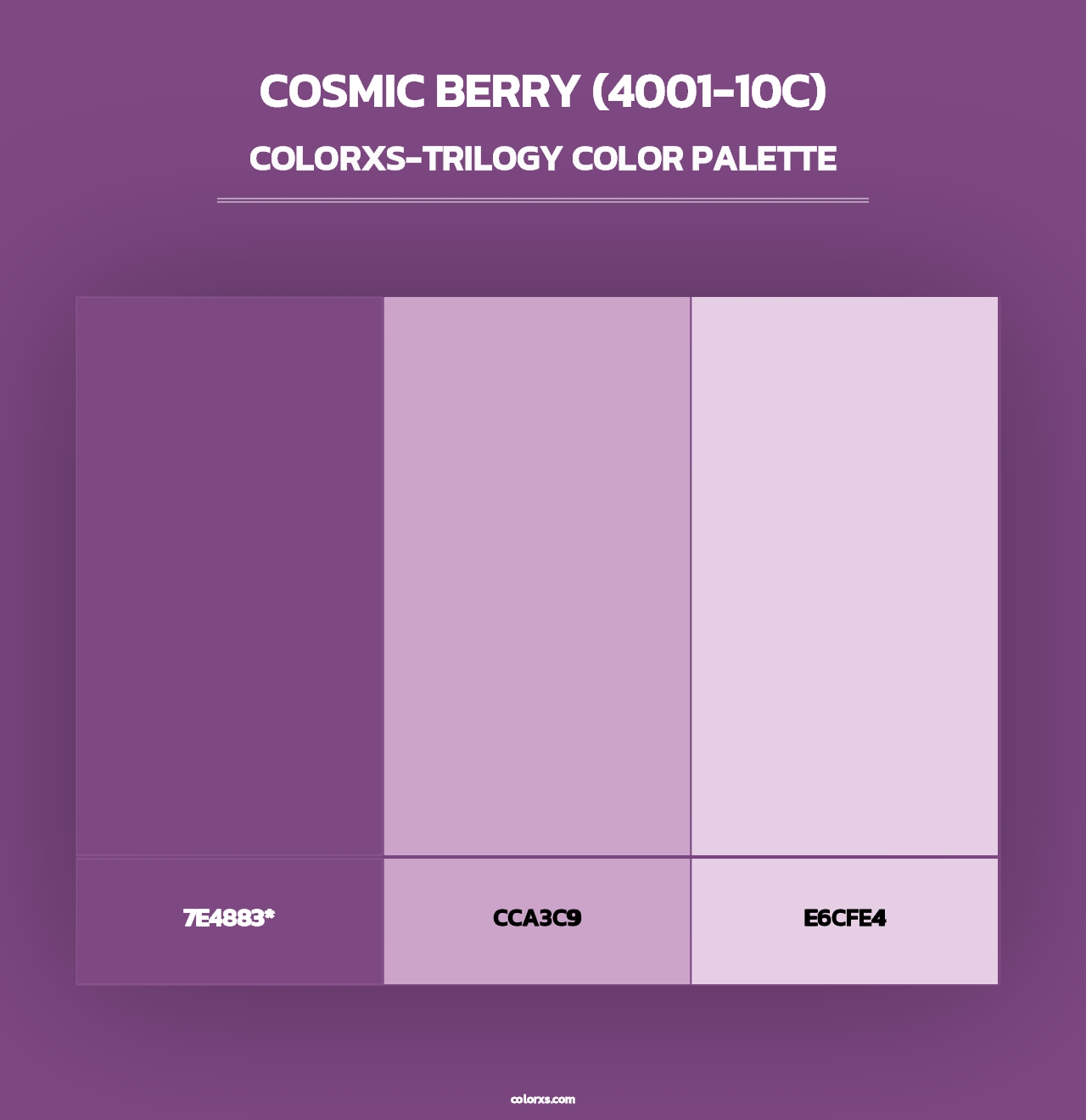 Cosmic Berry (4001-10C) - Colorxs Trilogy Palette