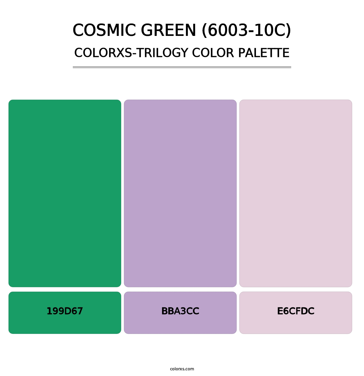 Cosmic Green (6003-10C) - Colorxs Trilogy Palette