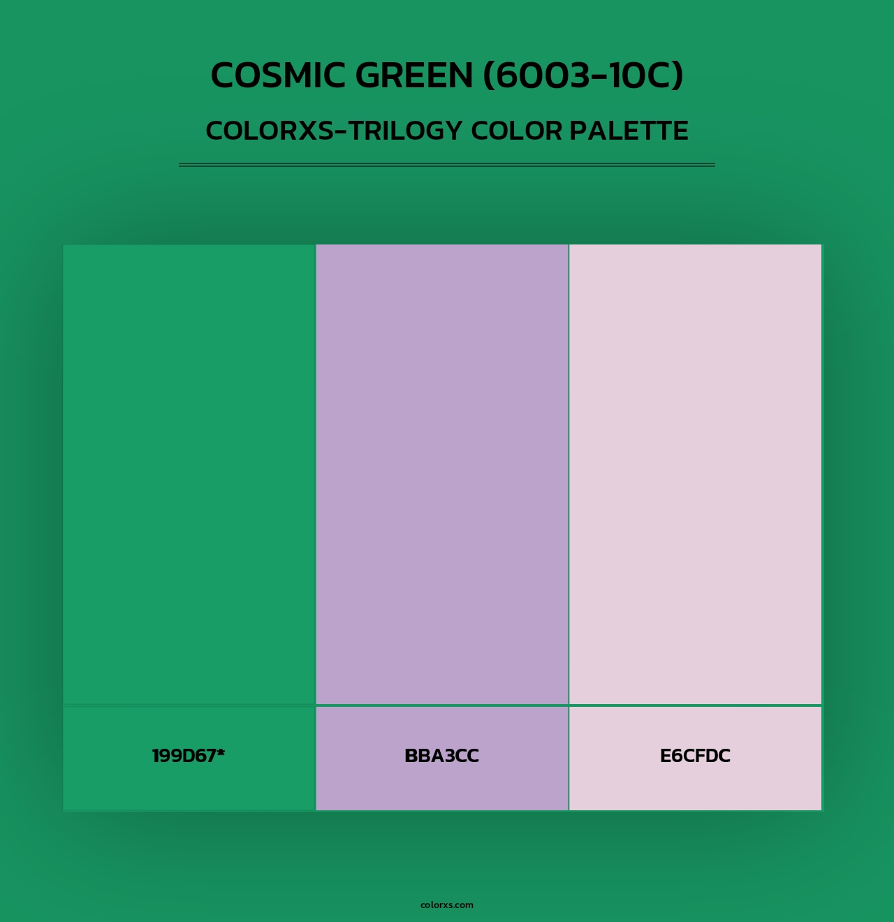 Cosmic Green (6003-10C) - Colorxs Trilogy Palette