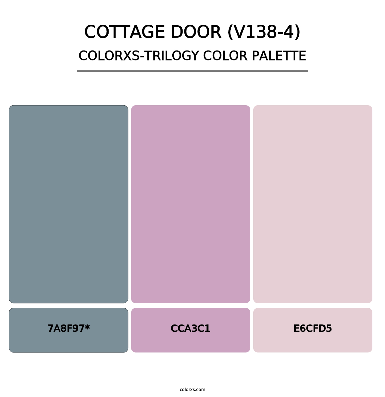 Cottage Door (V138-4) - Colorxs Trilogy Palette