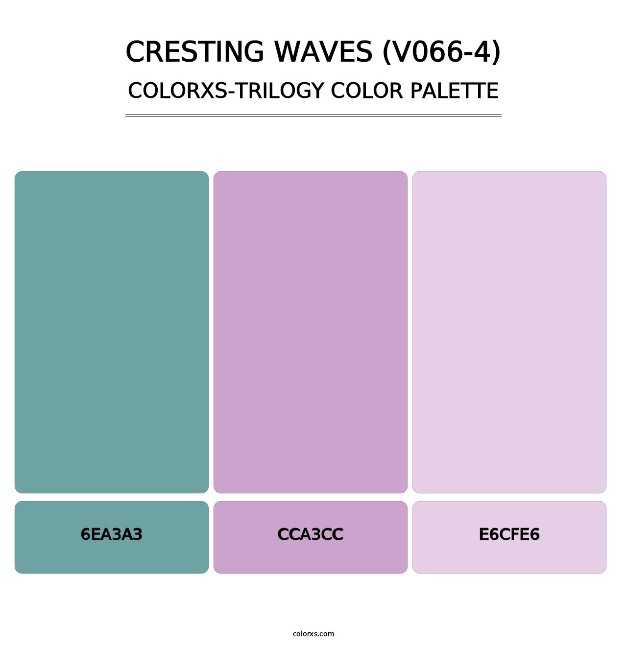 Cresting Waves (V066-4) - Colorxs Trilogy Palette