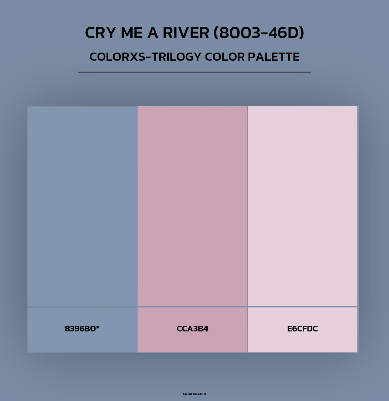Cry Me a River (8003-46D) - Colorxs Trilogy Palette