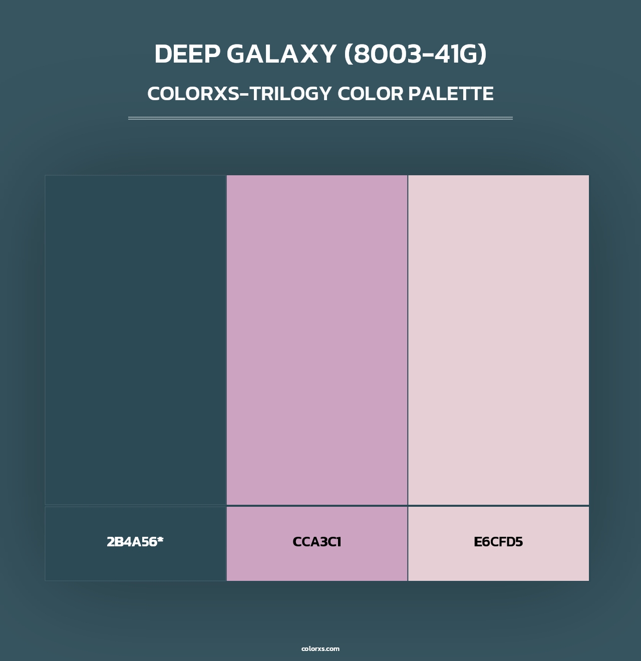 Deep Galaxy (8003-41G) - Colorxs Trilogy Palette