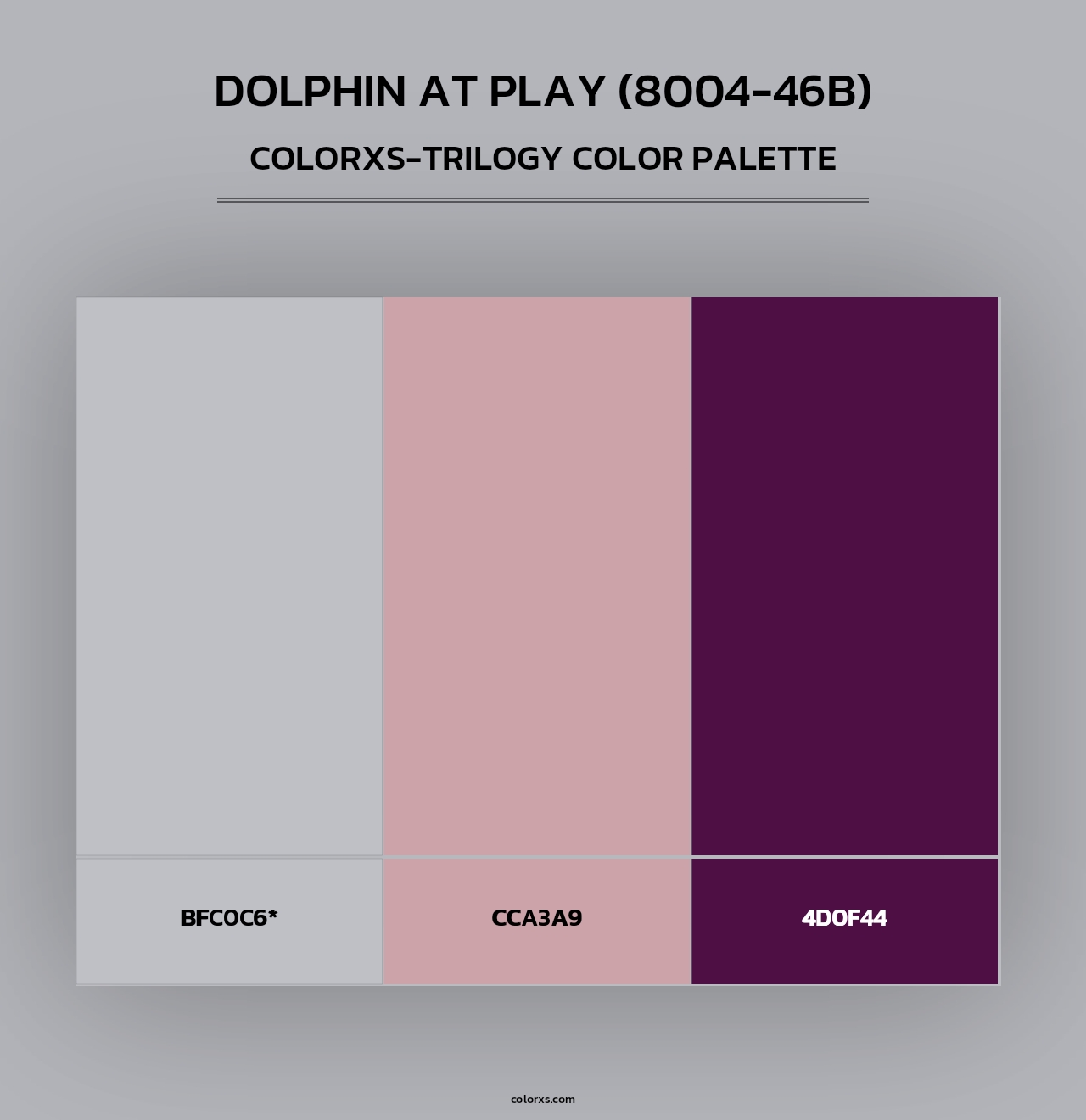 Dolphin at Play (8004-46B) - Colorxs Trilogy Palette
